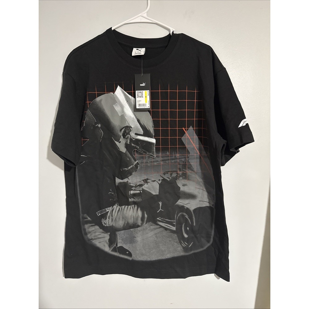 Puma F1 Driver Shirt Black 634388-01 Mens Size M NWT
